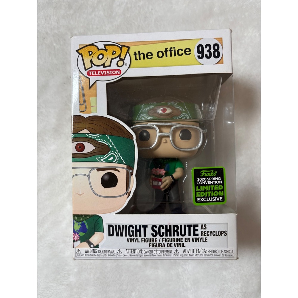 Funko Pop The Office Dwight Schrute as Recyclops 938 2020 Spring Convention ECCC